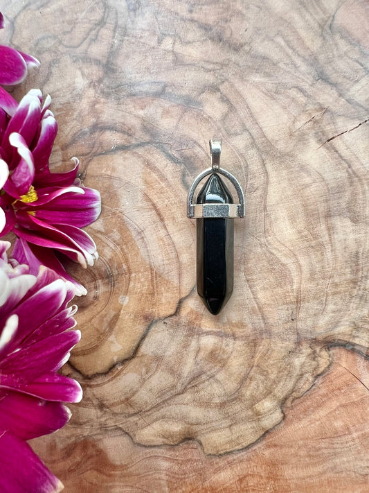 Black Obsidian Pendant