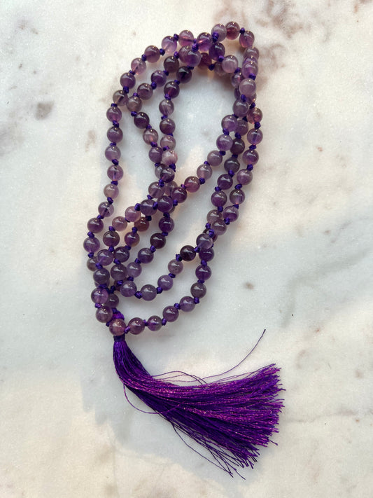 Amethyst Mala